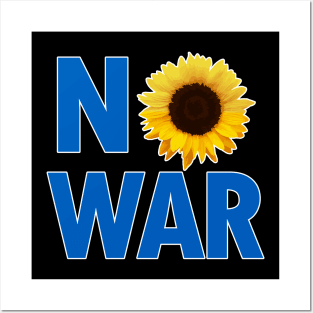 Ukraine Sunflower No War Posters and Art